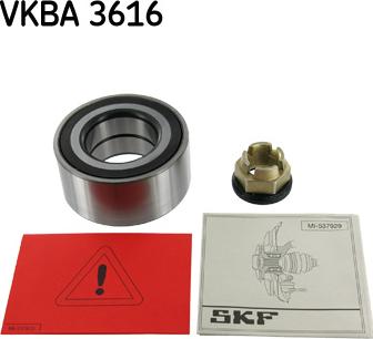 SKF VKBA 3616 - Riteņa rumbas gultņa komplekts autospares.lv