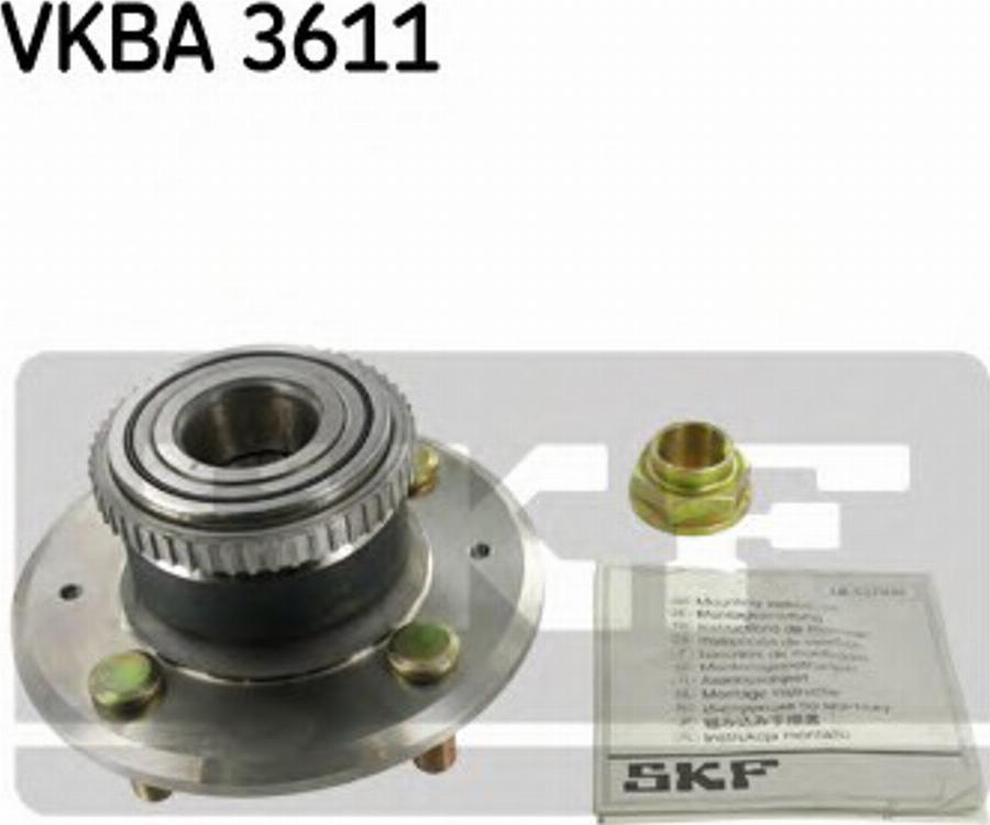 SKF VKBA3611 - Riteņa rumba www.autospares.lv