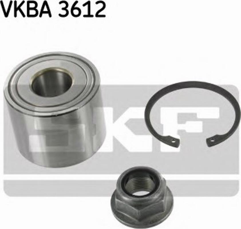 SKF VKBA 3612 - Riteņa rumbas gultņa komplekts www.autospares.lv