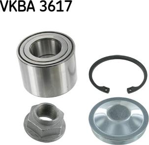 SKF VKBA 3617 - Riteņa rumbas gultņa komplekts www.autospares.lv