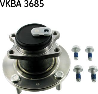 SKF VKBA 3685 - Riteņa rumbas gultņa komplekts www.autospares.lv