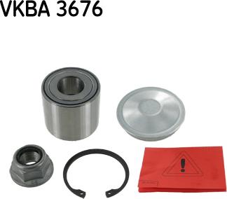 SKF VKBA 3676 - Riteņa rumbas gultņa komplekts www.autospares.lv