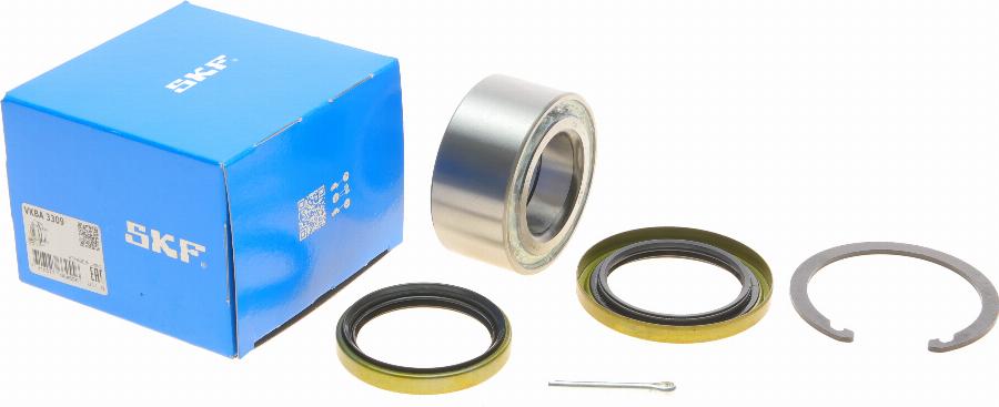 SKF VKBA 3309 - Подшипник ступицы колеса, комплект www.autospares.lv