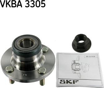 SKF VKBA 3305 - Riteņa rumbas gultņa komplekts autospares.lv