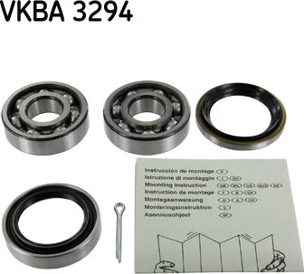 SKF VKBA 3294 - Riteņa rumbas gultņa komplekts www.autospares.lv