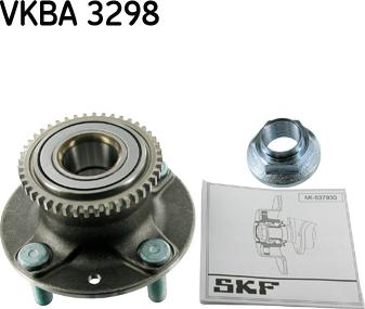 SKF VKBA 3298 - Подшипник ступицы колеса, комплект www.autospares.lv