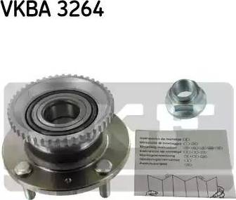 SKF VKBA 3264 - Riteņa rumba www.autospares.lv