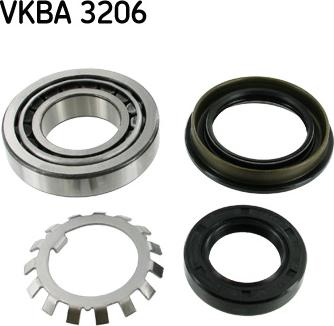 SKF VKBA 3206 - Riteņa rumbas gultņa komplekts www.autospares.lv