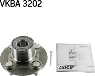 SKF VKBA 3202 - Wheel hub, bearing Kit www.autospares.lv