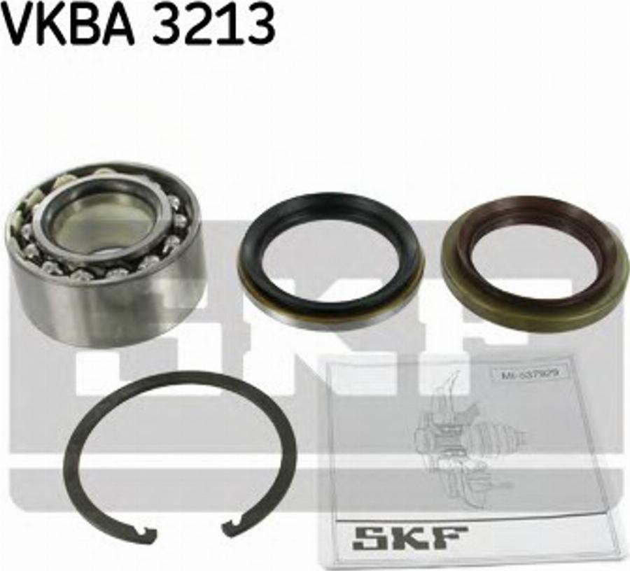 SKF VKBA 3213 - Riteņa rumbas gultņa komplekts www.autospares.lv