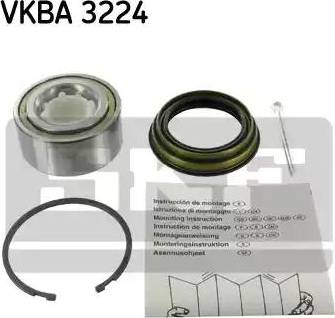 SKF VKBA 3224 - Riteņa rumbas gultņa komplekts www.autospares.lv