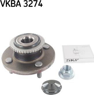 SKF VKBA 3274 - Riteņa rumbas gultņa komplekts www.autospares.lv