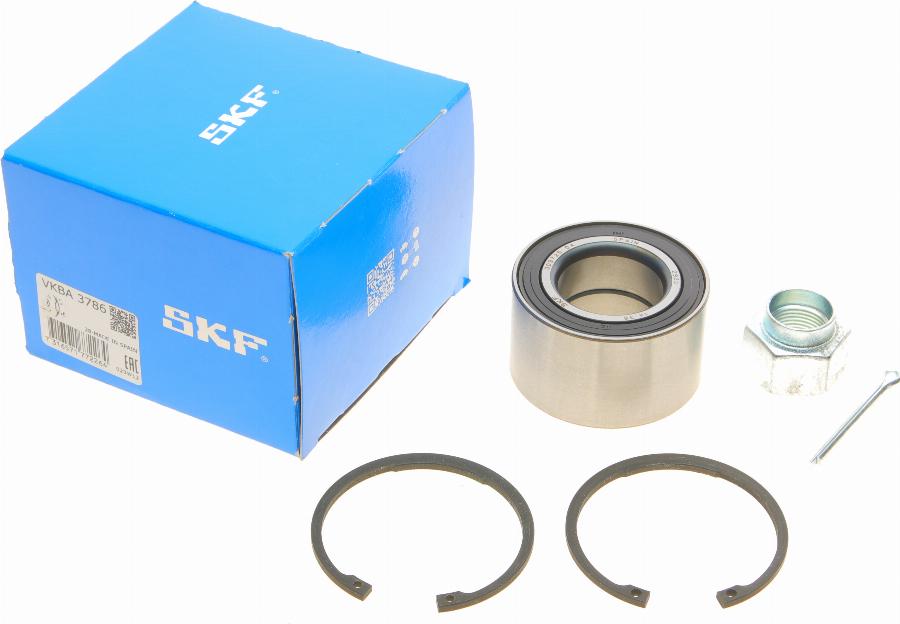 SKF VKBA 3786 - Wheel hub, bearing Kit www.autospares.lv