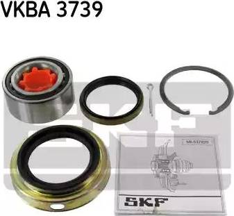 SKF VKBA 3739 - Подшипник ступицы колеса, комплект www.autospares.lv