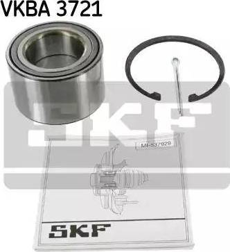 SKF VKBA 3721 - Подшипник ступицы колеса, комплект www.autospares.lv