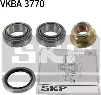 SKF VKBA 3770 - Riteņa rumbas gultņa komplekts www.autospares.lv