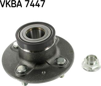 SKF VKBA 7447 - Подшипник ступицы колеса, комплект www.autospares.lv