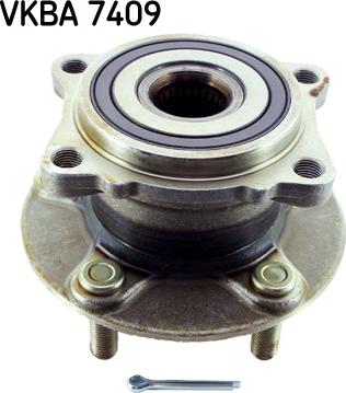 SKF VKBA 7409 - Wheel hub, bearing Kit www.autospares.lv