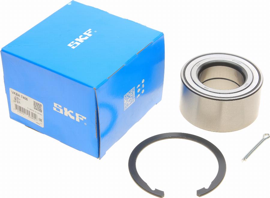 SKF VKBA 7408 - Wheel hub, bearing Kit www.autospares.lv