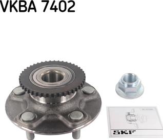 SKF VKBA 7402 - Wheel hub, bearing Kit www.autospares.lv