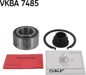 SKF VKBA 7485 - Подшипник ступицы колеса, комплект www.autospares.lv