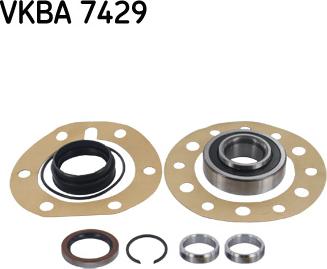 SKF VKBA 7429 - Riteņa rumbas gultņa komplekts www.autospares.lv