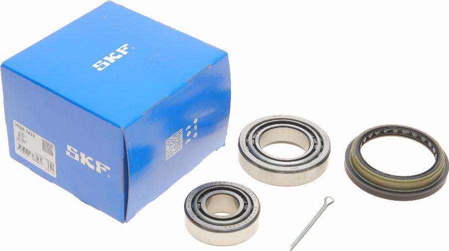 SKF VKBA 7474 - Wheel hub, bearing Kit www.autospares.lv