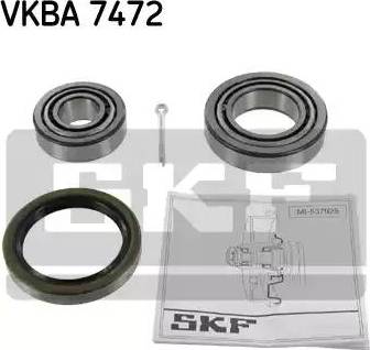 SKF VKBA 7472 - Подшипник ступицы колеса, комплект www.autospares.lv