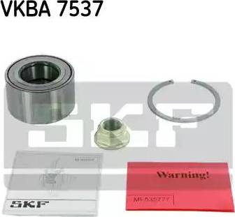 SKF VKBA 7537 - Riteņa rumbas gultņa komplekts www.autospares.lv