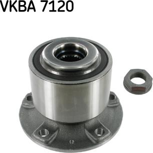 SKF VKBA 7120 - Riteņa rumbas gultņa komplekts www.autospares.lv