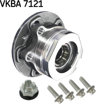 SKF VKBA 7121 - Riteņa rumbas gultņa komplekts www.autospares.lv