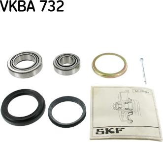 SKF VKBA 732 - Riteņa rumbas gultņa komplekts autospares.lv