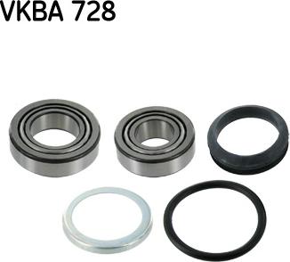 SKF VKBA 728 - Riteņa rumbas gultņa komplekts www.autospares.lv