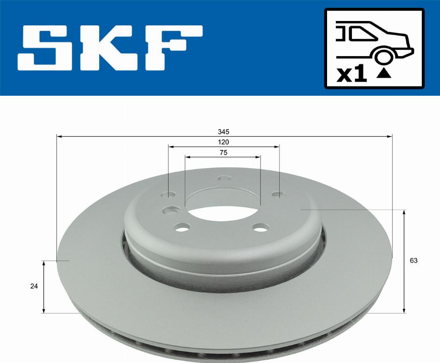 SKF VKBD 90336 V1 - Bremžu diski www.autospares.lv