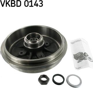 SKF VKBD 0143 - Bremžu trumulis www.autospares.lv