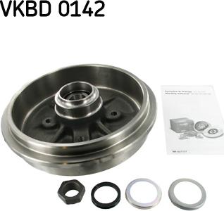 SKF VKBD 0142 - Bremžu trumulis www.autospares.lv