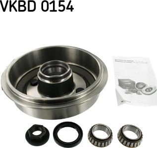 SKF VKBD 0154 - Bremžu trumulis www.autospares.lv