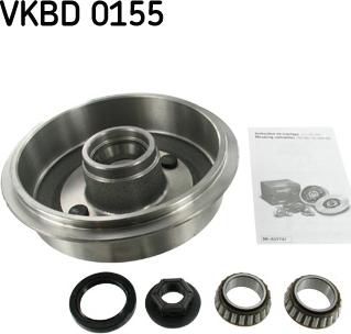 SKF VKBD 0155 - Bremžu trumulis www.autospares.lv