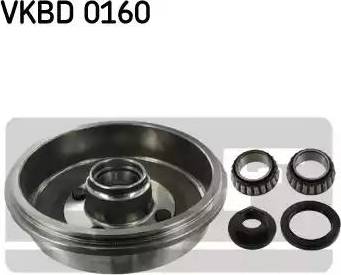 SKF VKBD 0160 - Bremžu trumulis www.autospares.lv