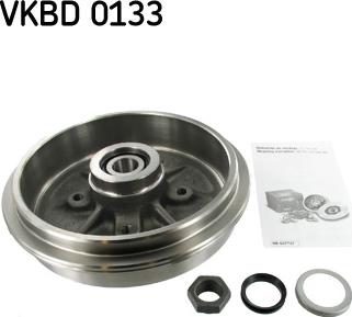 SKF VKBD 0133 - Bremžu trumulis www.autospares.lv