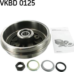 SKF VKBD 0125 - Bremžu trumulis www.autospares.lv