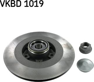 SKF VKBD 1019 - Bremžu diski www.autospares.lv