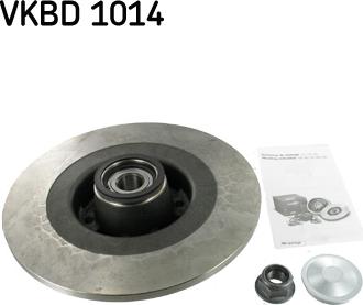 SKF VKBD 1014 - Bremžu diski www.autospares.lv