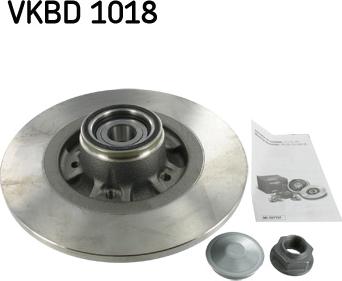 SKF VKBD 1018 - Bremžu diski www.autospares.lv