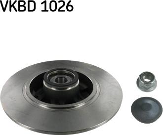 SKF VKBD 1026 - Bremžu diski www.autospares.lv