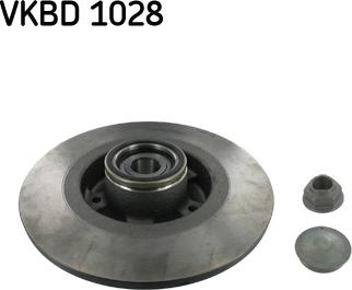 SKF VKBD 1028 - Bremžu diski www.autospares.lv