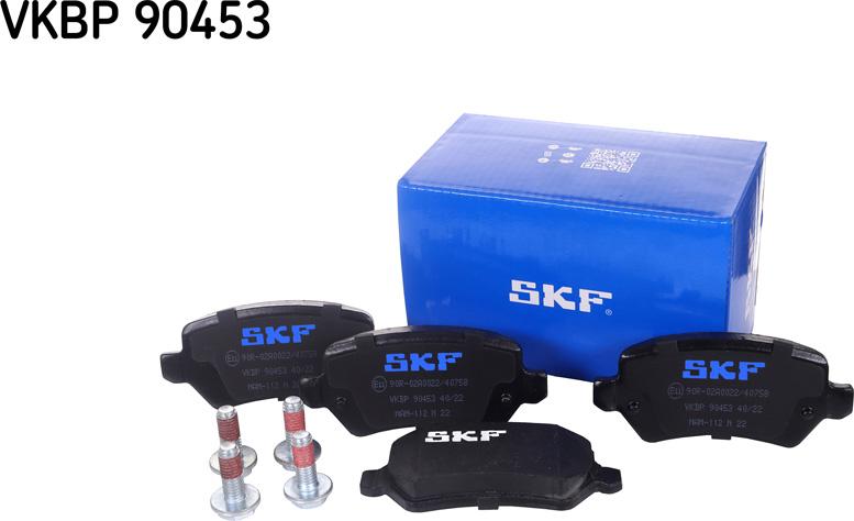 SKF VKBP 90453 - Bremžu uzliku kompl., Disku bremzes autospares.lv