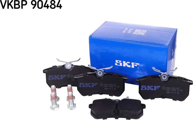 SKF VKBP 90484 - Bremžu uzliku kompl., Disku bremzes www.autospares.lv