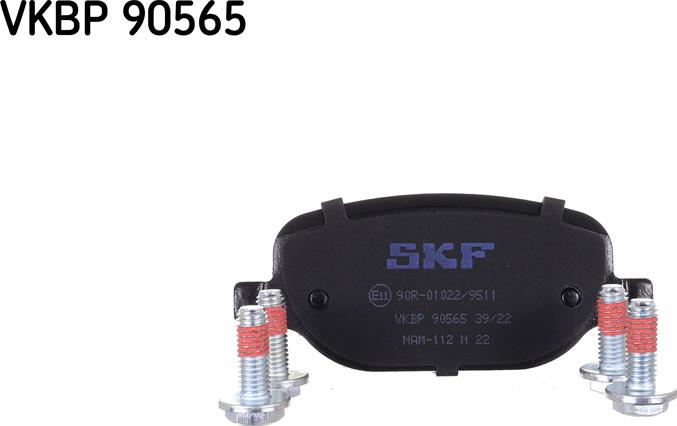 SKF VKBP 90565 - Bremžu uzliku kompl., Disku bremzes www.autospares.lv