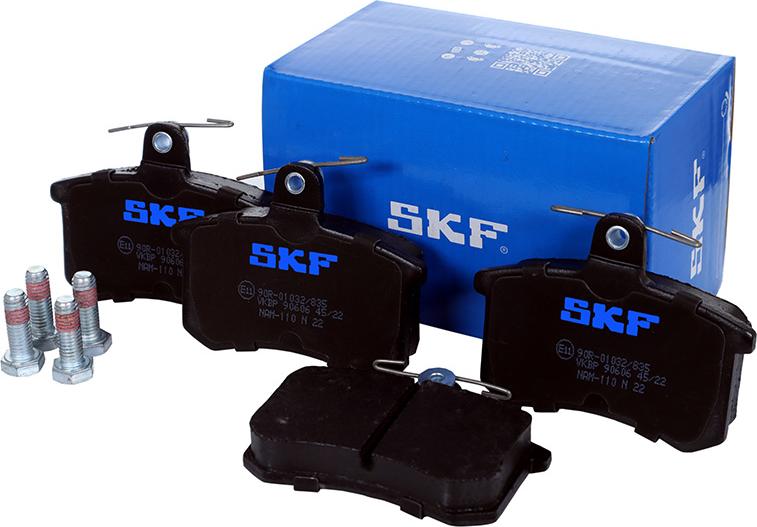 SKF VKBP 90606 - Bremžu uzliku kompl., Disku bremzes www.autospares.lv